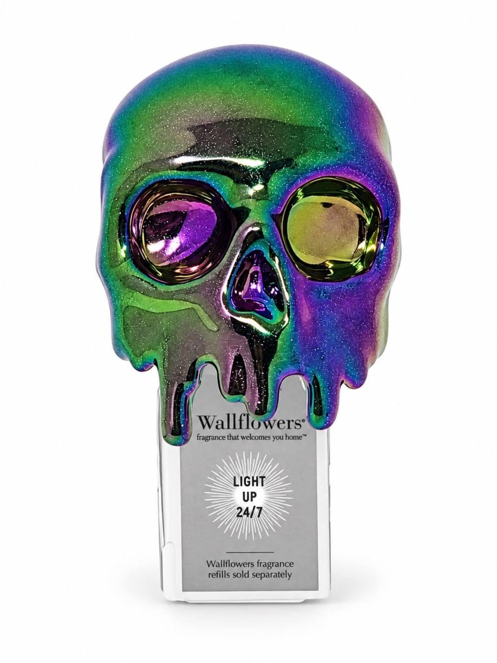 Bath & Body Works Dripping Skull Nightlight Wallflowers Plug Halloween